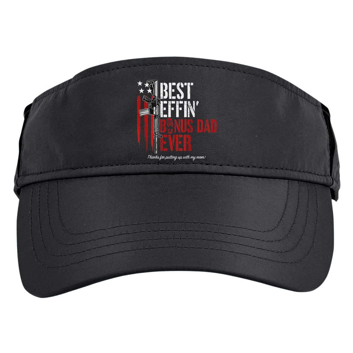 Best Effin' Bonus Dad Ever Adult Drive Performance Visor