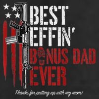 Best Effin' Bonus Dad Ever Adult Drive Performance Visor