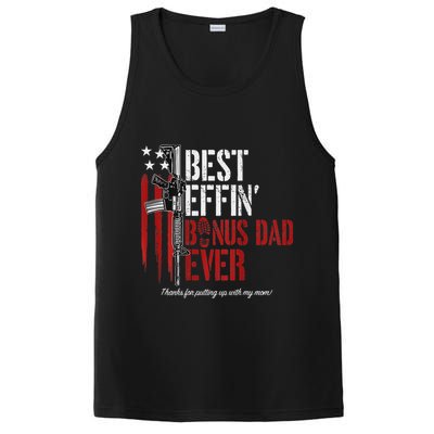 Best Effin' Bonus Dad Ever PosiCharge Competitor Tank