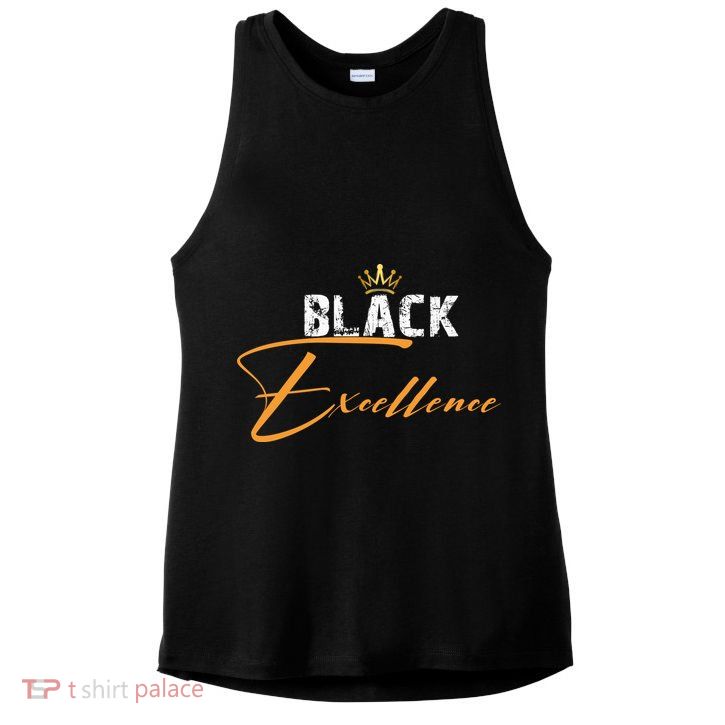 Black Excellence Ladies PosiCharge Tri-Blend Wicking Tank