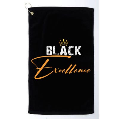 Black Excellence Golf Towel