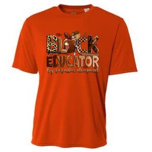 Black Educator By Popular Ded Black Teachers Meaningful Gift Cooling Performance Crew T-Shirt