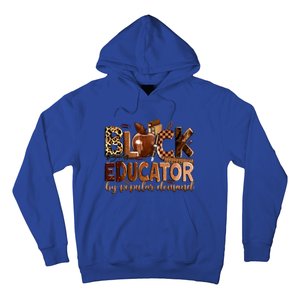 Black Educator By Popular Ded Black Teachers Meaningful Gift Hoodie