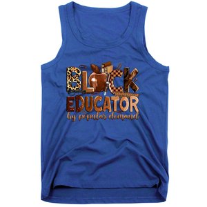 Black Educator By Popular Ded Black Teachers Meaningful Gift Tank Top