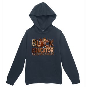 Black Educator By Popular Ded Black Teachers Meaningful Gift Urban Pullover Hoodie