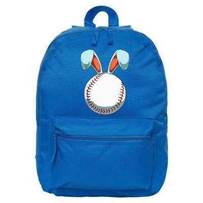 Baseball Easter Bunny Ears Easter Eggs Hunting Basket 16 in Basic Backpack