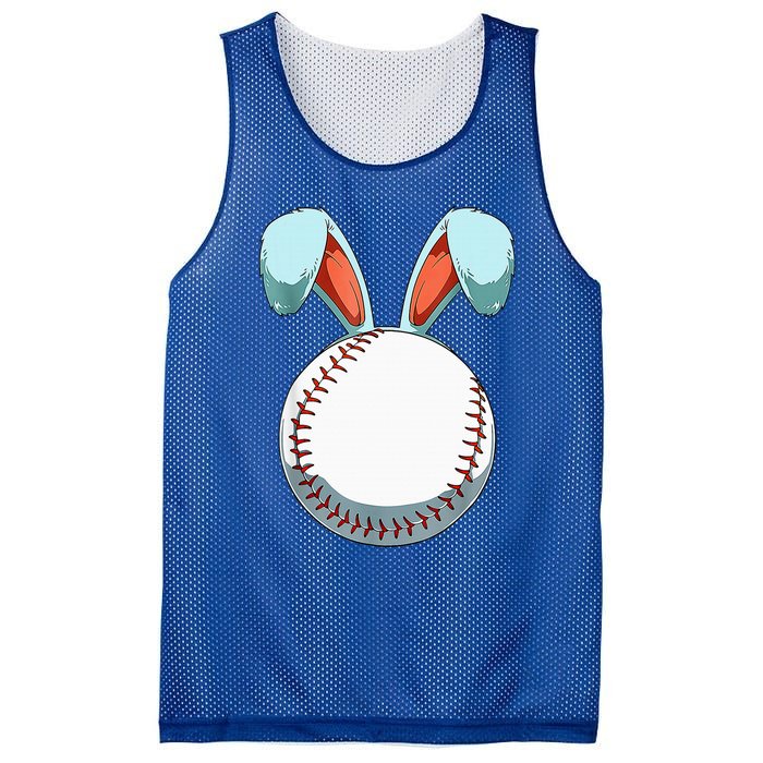 Baseball Easter Bunny Ears Easter Eggs Hunting Basket Mesh Reversible Basketball Jersey Tank