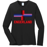 Balconyshirts Engerland Ladies Long Sleeve Shirt