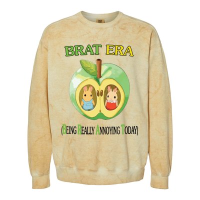 Brat Era Colorblast Crewneck Sweatshirt