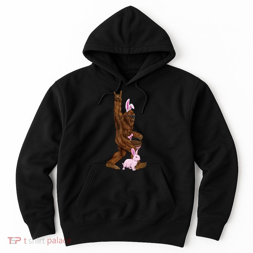 Bigfoot Easter Bunny Cute Hoodie
