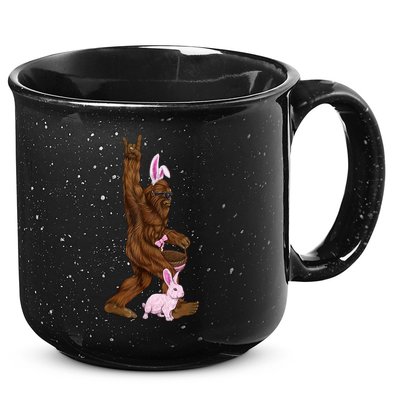 Bigfoot Easter Bunny Cute 15oz Campfire Ceramic Mug