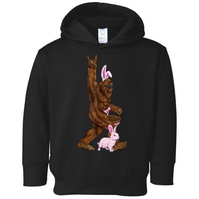 Bigfoot Easter Bunny Cute Toddler Hoodie