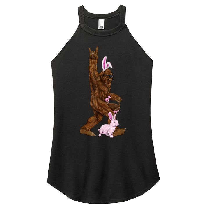Bigfoot Easter Bunny Cute Women's Perfect Tri Rocker Tank