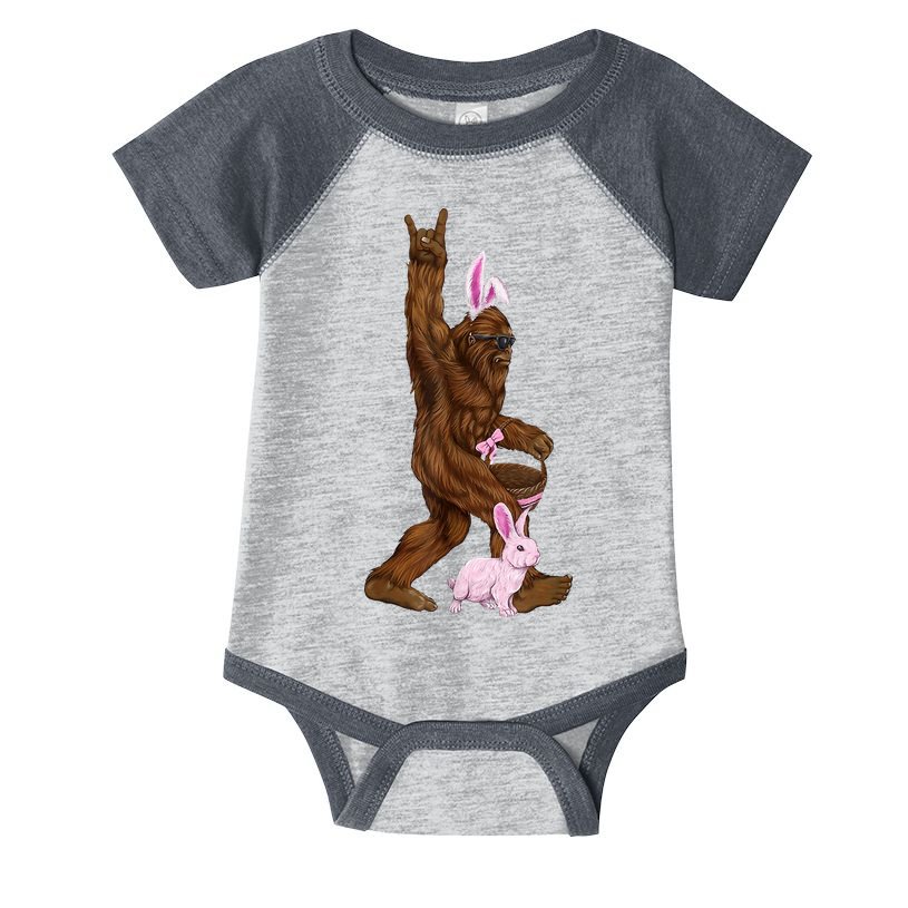 Bigfoot Easter Bunny Cute Infant Baby Jersey Bodysuit