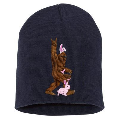 Bigfoot Easter Bunny Cute Short Acrylic Beanie