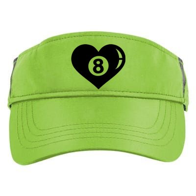 Billiards Eight Ball Gift Adult Drive Performance Visor