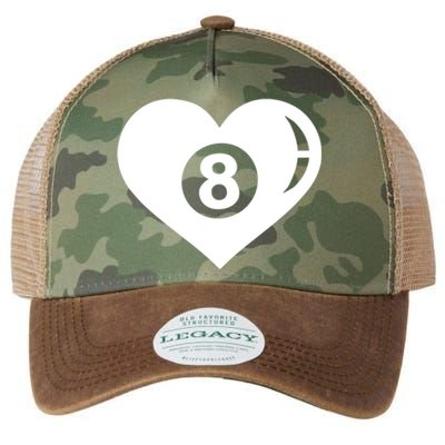 Billiards Eight Ball Gift Legacy Tie Dye Trucker Hat