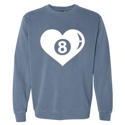 Billiards Eight Ball Gift Garment-Dyed Sweatshirt