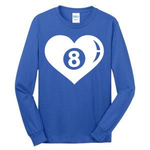 Billiards Eight Ball Gift Tall Long Sleeve T-Shirt