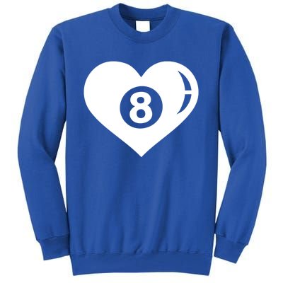 Billiards Eight Ball Gift Tall Sweatshirt