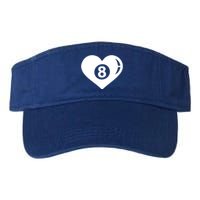 Billiards Eight Ball Gift Valucap Bio-Washed Visor