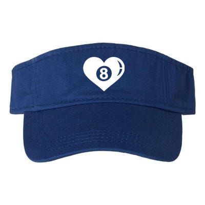 Billiards Eight Ball Gift Valucap Bio-Washed Visor