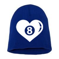 Billiards Eight Ball Gift Short Acrylic Beanie