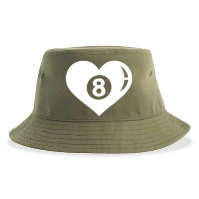 Billiards Eight Ball Gift Sustainable Bucket Hat