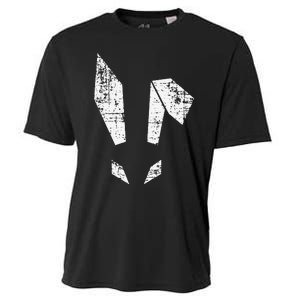 Bad Easter Bunny Geometric Grunge Look Woman Cooling Performance Crew T-Shirt