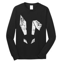 Bad Easter Bunny Geometric Grunge Look Woman Long Sleeve Shirt