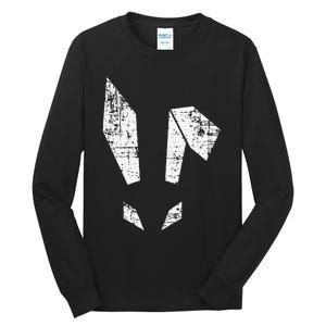 Bad Easter Bunny Geometric Grunge Look Woman Tall Long Sleeve T-Shirt