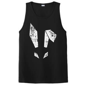 Bad Easter Bunny Geometric Grunge Look Woman PosiCharge Competitor Tank