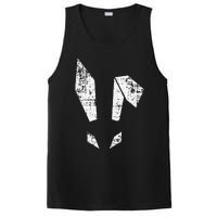 Bad Easter Bunny Geometric Grunge Look Woman PosiCharge Competitor Tank