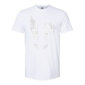 Bad Easter Bunny Geometric Grunge Look Woman Softstyle CVC T-Shirt