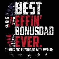 Best Effin Bonus Dad Ever Thanks For Putting Up With My Mom City Backpack