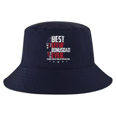 Best Effin Bonus Dad Ever Thanks For Putting Up With My Mom Cool Comfort Performance Bucket Hat