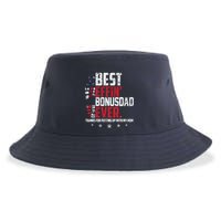 Best Effin Bonus Dad Ever Thanks For Putting Up With My Mom Sustainable Bucket Hat