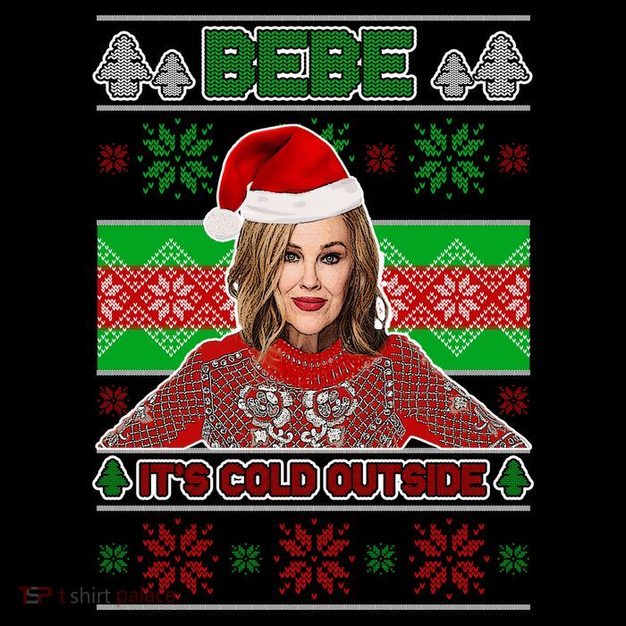 Bebe It's Cold Outside Ugly Christmas Sweater Apron