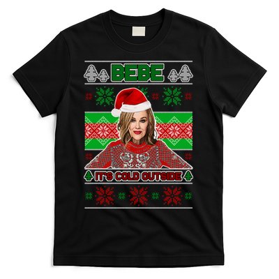 Bebe It's Cold Outside Ugly Christmas Sweater T-Shirt