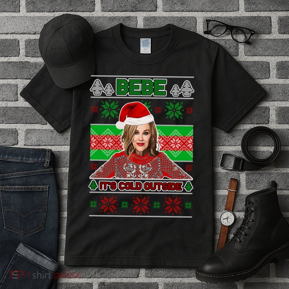 Bebe It's Cold Outside Ugly Christmas Sweater Tall T-Shirt
