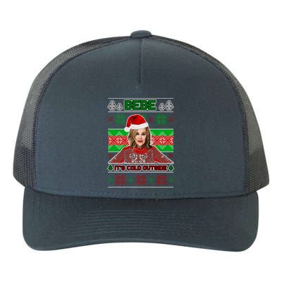 Bebe It's Cold Outside Ugly Christmas Sweater Yupoong Adult 5-Panel Trucker Hat