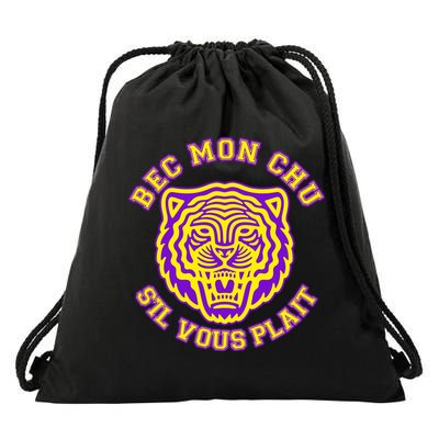 Bec Mon Chu S'il Vous Plait Tiger Drawstring Bag