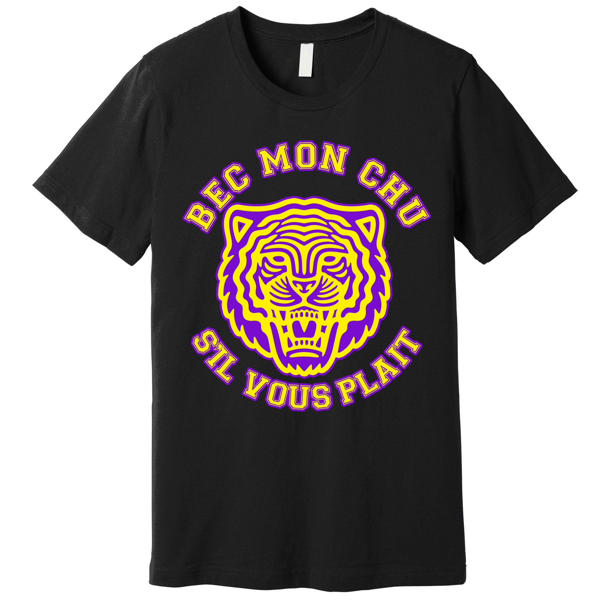 Bec Mon Chu S'il Vous Plait Tiger Premium T-Shirt