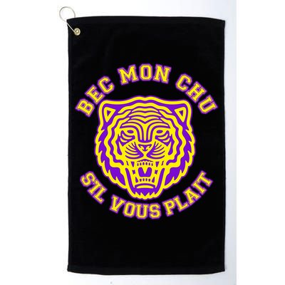 Bec Mon Chu S'il Vous Plait Tiger Golf Towel