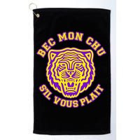 Bec Mon Chu S'il Vous Plait Tiger Golf Towel