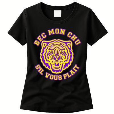 Bec Mon Chu S'il Vous Plait Tiger Womens T-Shirt