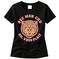 Bec Mon Chu S'il Vous Plait Tiger Womens T-Shirt