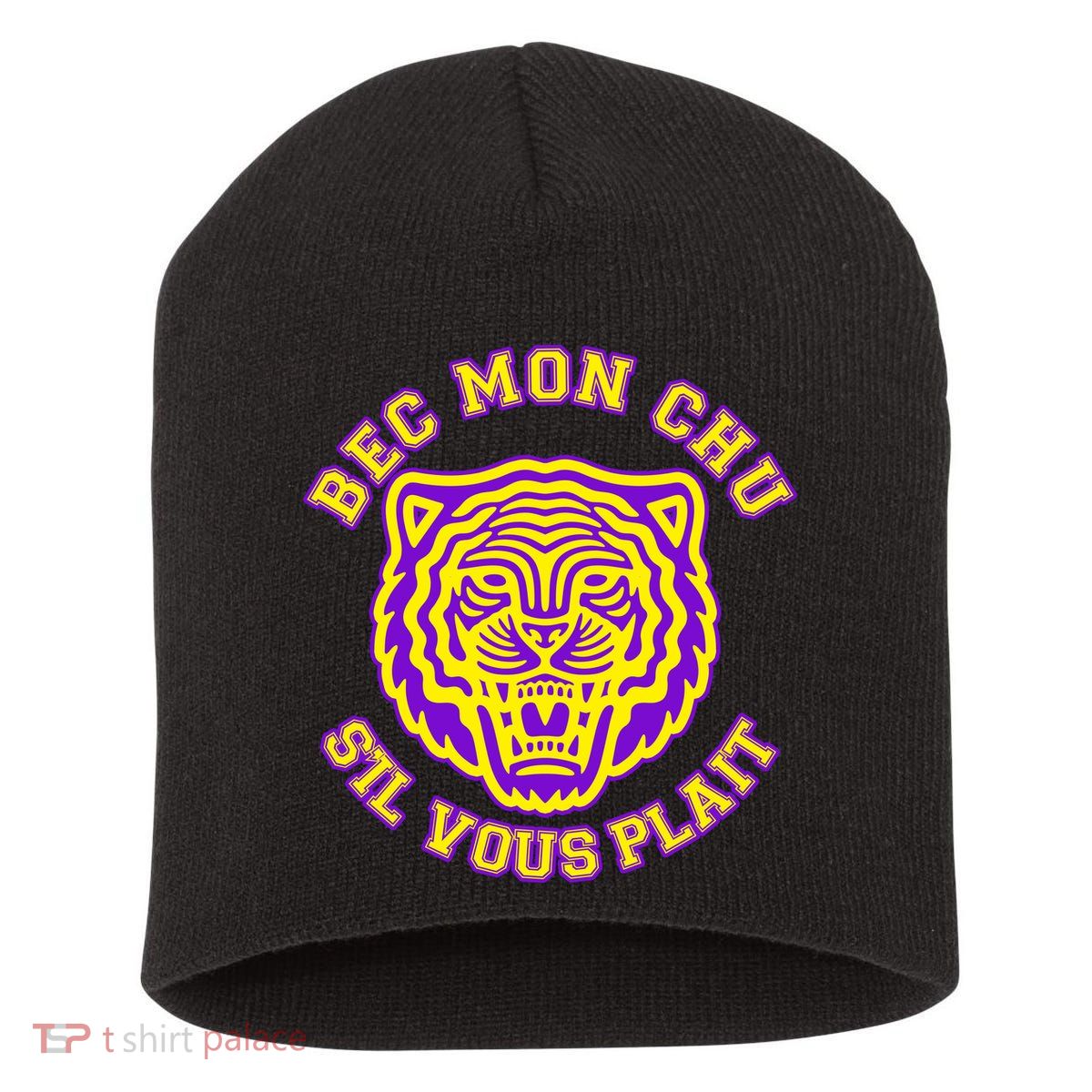 Bec Mon Chu S'il Vous Plait Tiger Short Acrylic Beanie