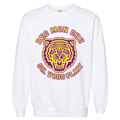 Bec Mon Chu S'il Vous Plait Tiger Garment-Dyed Sweatshirt