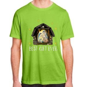 Best Ever Christmas Cool Jesus Nativity Scene Christian  Adult ChromaSoft Performance T-Shirt